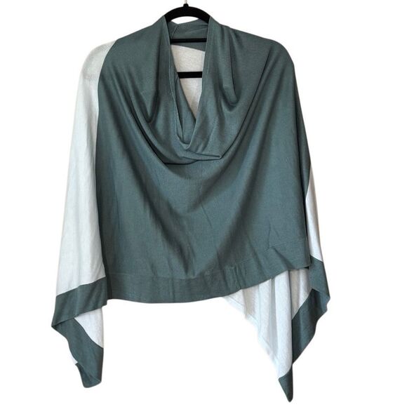 Lululemon Lightweight Knit Poncho Tidewater Teal / Ocean Air - Picture 7 of 11